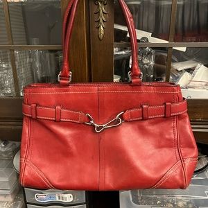 Red Coach Purse